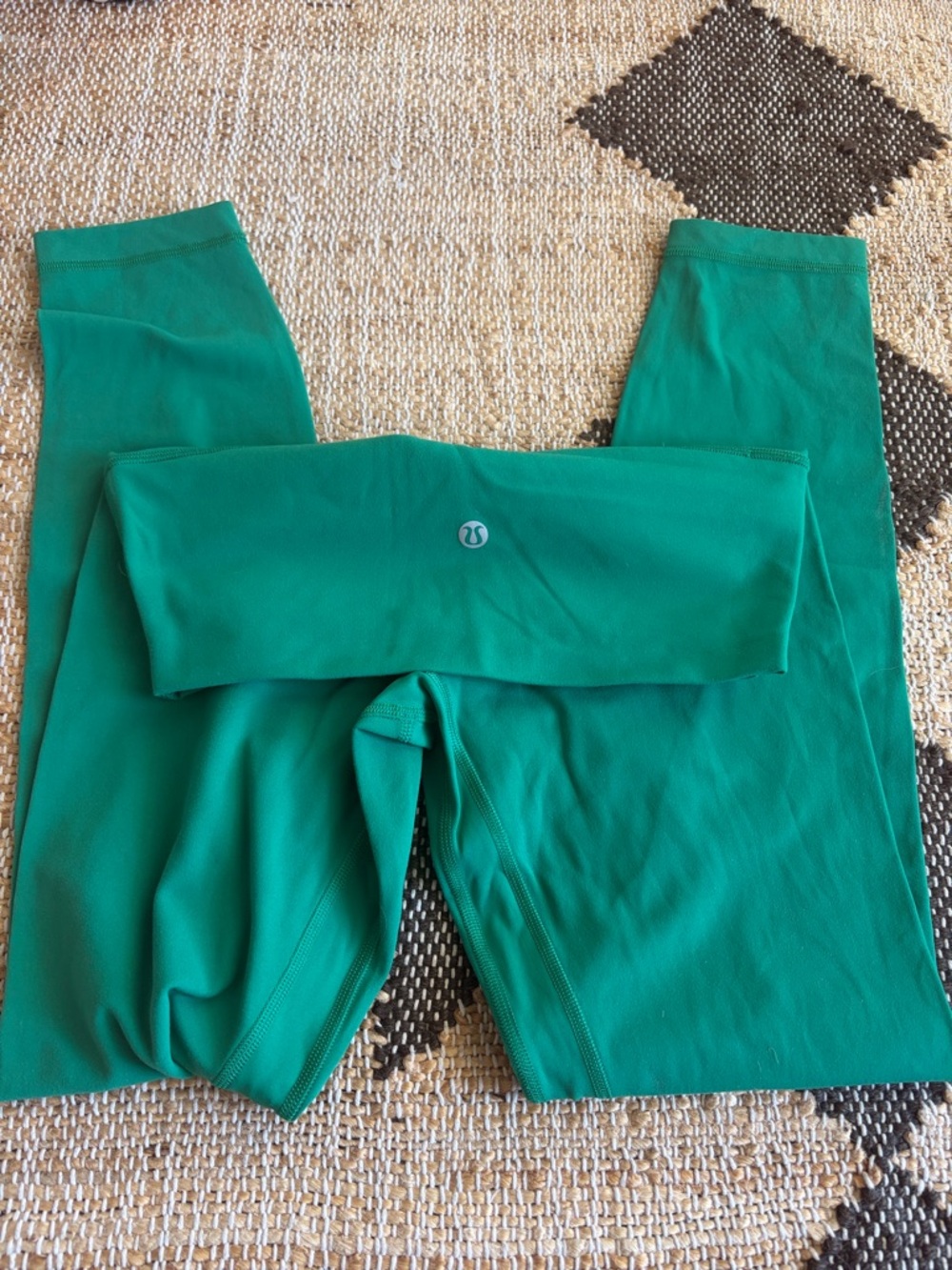 lululemon Emerald Green High-Rise Align Leggings, 25inch length